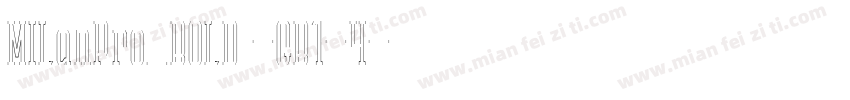 MILanPro_BOLD -GB1-4字体转换